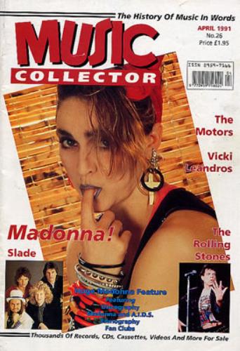 Madonna Music Collector UK magazine (327383) APRIL 1991